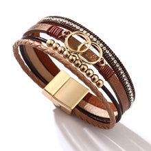 Afbeelding in Gallery-weergave laden, Laag lederen armband