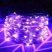 Afbeelding in Gallery-weergave laden, Kerst USB-afstandsbediening koperdraad lichtsnaar