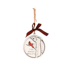 Afbeelding in Gallery-weergave laden, Handgemaakt Herdenkings Ornament met Kardinalen
