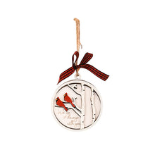 Afbeelding in Gallery-weergave laden, Handgemaakt Herdenkings Ornament met Kardinalen
