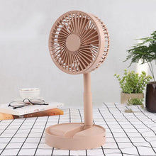 Afbeelding in Gallery-weergave laden, Mini opvouwbare telescopische ventilator voor telefoonhouder

