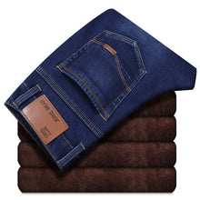 Afbeelding in Gallery-weergave laden, Male Loose Stretchy Denim Straight Pants
