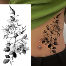 Afbeelding in Gallery-weergave laden, Schets bloem tattoo stickers
