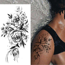 Afbeelding in Gallery-weergave laden, Schets bloem tattoo stickers
