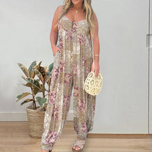 Afbeelding in Gallery-weergave laden, Bedrukte losse hemdjumpsuit
