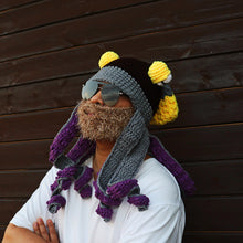 Afbeelding in Gallery-weergave laden, Gehaakte Octopus Hoed
