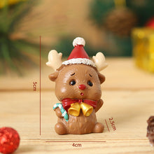Afbeelding in Gallery-weergave laden, Handgemaakte dieren kerstman ornamenten
