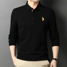 Afbeelding in Gallery-weergave laden, Geborduurd herenpoloshirt
