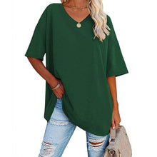 Afbeelding in Gallery-weergave laden, Dames T-shirt met V-hals
