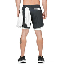 Afbeelding in Gallery-weergave laden, 2-in-1 dubbellaagse fitness sneldrogende broek
