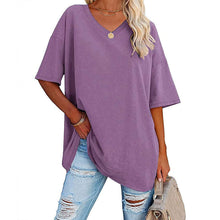 Afbeelding in Gallery-weergave laden, Ladies V-Neck T-Shirt
