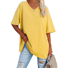 Afbeelding in Gallery-weergave laden, Ladies V-Neck T-Shirt
