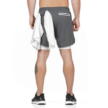 Afbeelding in Gallery-weergave laden, 2-in-1 dubbellaagse fitness sneldrogende broek
