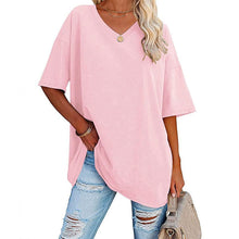 Afbeelding in Gallery-weergave laden, Dames T-shirt met V-hals
