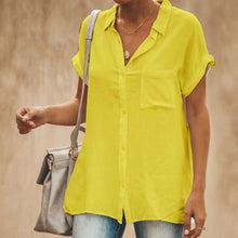 Afbeelding in Gallery-weergave laden, Women's Casual Short Sleeve Vintage Shirt

