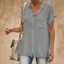 Afbeelding in Gallery-weergave laden, Women's Casual Short Sleeve Vintage Shirt
