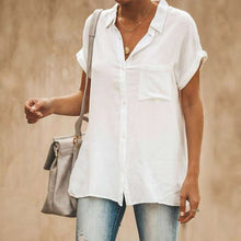 Afbeelding in Gallery-weergave laden, Women's Casual Short Sleeve Vintage Shirt
