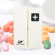 Afbeelding in Gallery-weergave laden, Draagbare magnetische pillendoos met 7 compartimenten
