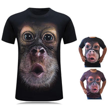 Afbeelding in Gallery-weergave laden, Grappig Gorilla 3D T-shirt
