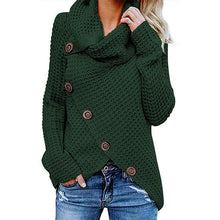 Afbeelding in Gallery-weergave laden, Irregular Ladies High Collar Sweater
