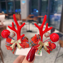 Afbeelding in Gallery-weergave laden, Rendier gewei Xmas haarclip
