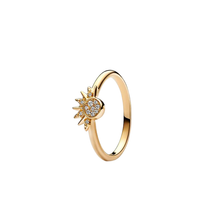 Afbeelding in Gallery-weergave laden, Celestial sun &amp; moon ring
