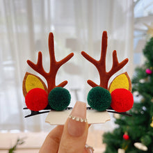 Afbeelding in Gallery-weergave laden, Rendier gewei Xmas haarclip
