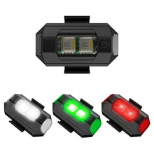 Afbeelding in Gallery-weergave laden, 4 kleuren LED-stroboscooplampen voor vliegtuigen en opladen via USB
