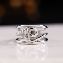 Afbeelding in Gallery-weergave laden, Geluk komt in golven Ring
