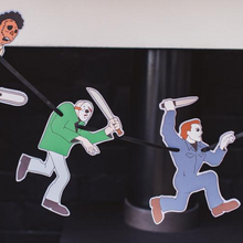 Afbeelding in Gallery-weergave laden, Halloween Santa Carla Vampieren Garland Horror Decoratie
