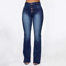 Afbeelding in Gallery-weergave laden, Flare-jeans met hoge taille
