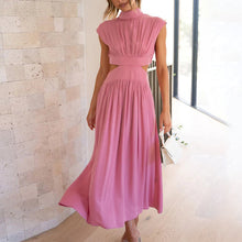 Afbeelding in Gallery-weergave laden, Cutout at the waist vacation midi dress
