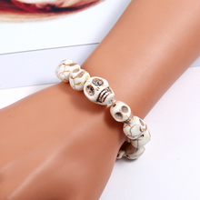 Afbeelding in Gallery-weergave laden, 🎃HALLOWEEN🎃Schedel Stijl Strand Armband

