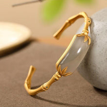Afbeelding in Gallery-weergave laden, Elegante antieke bamboe armband
