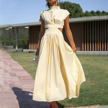 Afbeelding in Gallery-weergave laden, Cutout at the waist vacation midi dress
