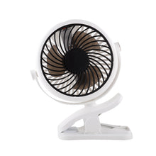 Afbeelding in Gallery-weergave laden, Draagbare stille clipventilator met 360 ° rotatie
