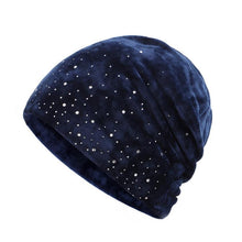 Afbeelding in Gallery-weergave laden, Zachte winter muts met strass steentjes
