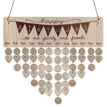 Afbeelding in Gallery-weergave laden, Wooden Anniversary Birthday Calendar Board
