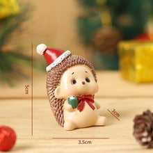 Afbeelding in Gallery-weergave laden, Handgemaakte dieren kerstman ornamenten
