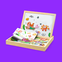 Afbeelding in Gallery-weergave laden, Magnetische Dieren Puzzel Tekentafel
