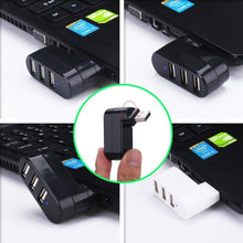 Afbeelding in Gallery-weergave laden, Mini draaibare 3-poorts USB-hub
