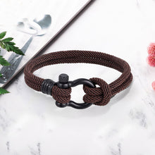 Afbeelding in Gallery-weergave laden, Producten Nautische gevlochten touw-armband
