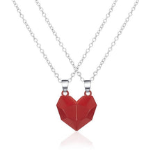 Afbeelding in Gallery-weergave laden, Paar hart stiksels ketting
