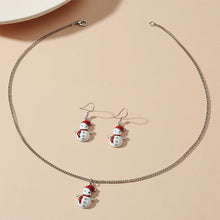 Afbeelding in Gallery-weergave laden, Kerstmis epoxy oorbel ketting sets
