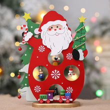 Afbeelding in Gallery-weergave laden, Houten kerstdecoratie met mini hangers
