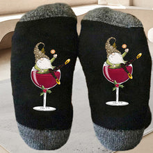 Afbeelding in Gallery-weergave laden, Gnome wijnglas Unisex Crew sokken
