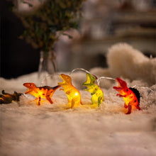 Afbeelding in Gallery-weergave laden, LED Emaille Dinosaurus Kinderkamer Decoratieve Lichtsnaar
