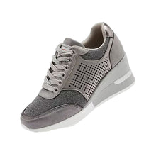 Afbeelding in Gallery-weergave laden, Wedge-sneakers met hoge hak voor dames
