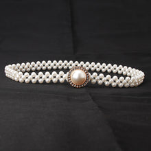Afbeelding in Gallery-weergave laden, Elegante parel elastische taille ketting

