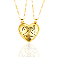 Afbeelding in Gallery-weergave laden, Side by Side Bijpassende Ketting met Magneet
